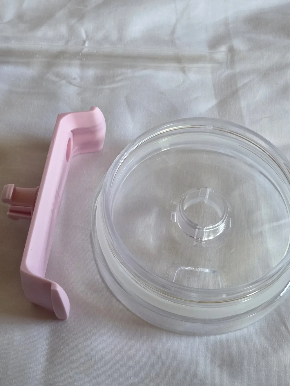 Stanley 40oz. Pink Marble Insulated Travel Mug with Handle and Straw - Picture 7 of 16
